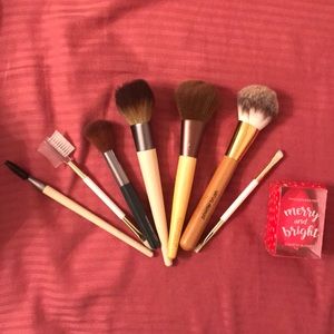 Concealer/Powder/Eyebrow brush set